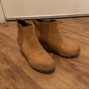 Joan of Arc II Sorel Booties Sz 9-Cognac